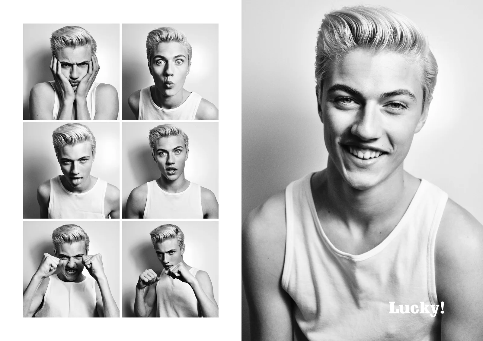 Portrait of Lucky Blue Smith