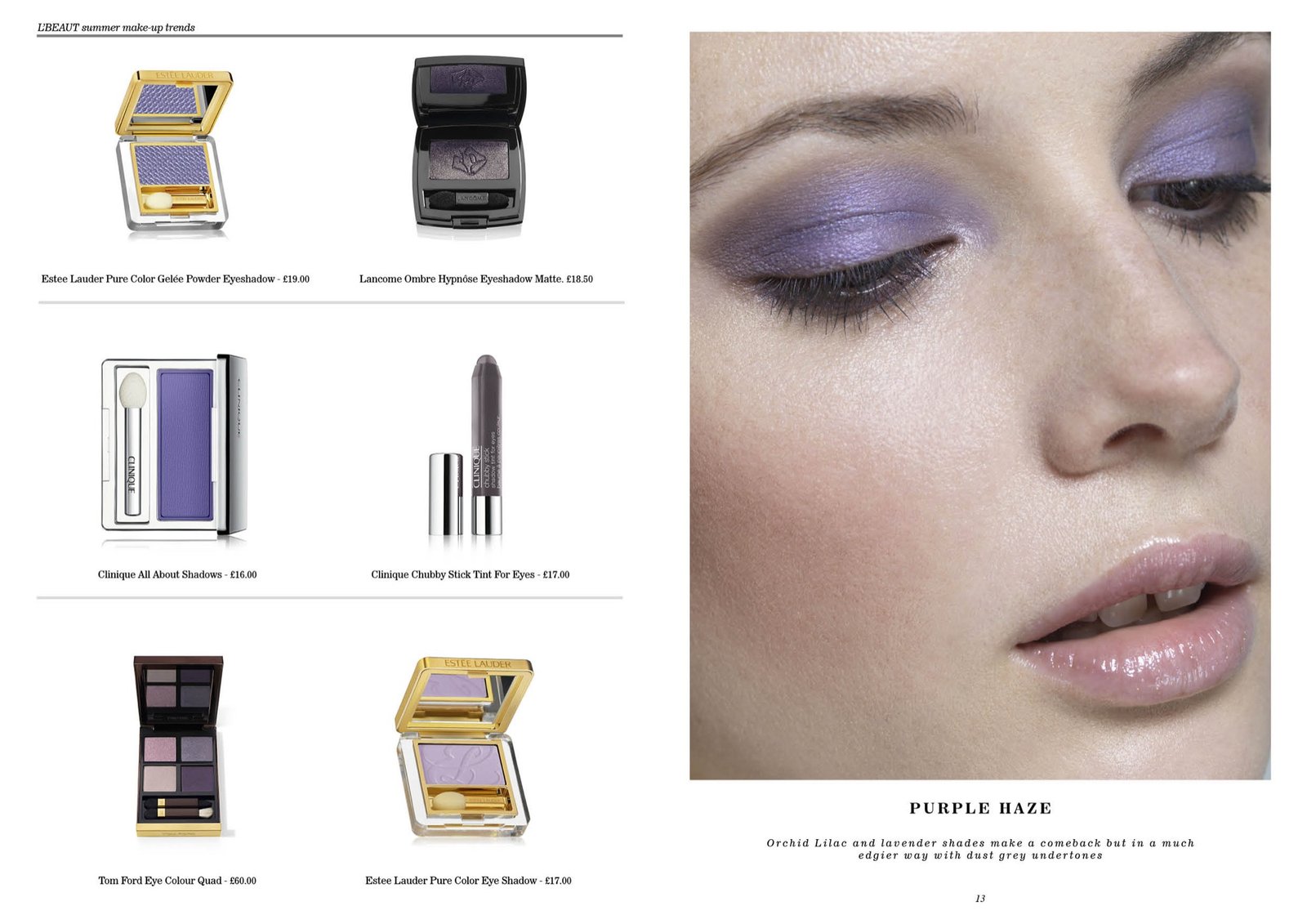 Purple Haze beauty editorial